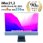 fXNgbvp\R iMac21,2 (24-inch, M1, 2021) A2439 M1 WRA 8GB 256GB 24C` u[ Apple  BN