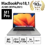 m[gp\R MacBook Pro (16-inch , 2021) A2485 16GB SSD512GB 16C` Vo[ Apple  BN