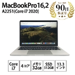 m[gp\R MacBookPro16,2 (13-inch, 2020) A2251 2.3GHzNAbhRAIntel Core i7 32GB SSD512GB Vo[ Apple  CN