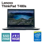 Lenovo ThinkPad T480s 14" Windows10 Pro 64bit Intel Core i7-8650U 1.90GHz 2.11GHz 16GB SSD256GB EFuJ LAN Ãm[gp\R BN [Nwi]