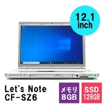 Panasonic pi\jbN Let's Note CF-SZ6 12.1" Windows10 Pro 64bit Intel Core i5-7200U 2.50GHz 2.71GHz 8GB SSD128GB LAN DVD}` m[gp\R BN [Nwi]