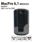 MacPro 6,1 (Late2013) ME253J/A A1481 MacOS 12.4 Intel Xeon E5 3.7GHz 4コア メモリ12GB SSD512GB AMD FirePro D300 Apple 中古パソコン  Bランク