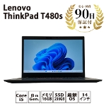 m[gp\R ThinkPad T480s Windows11 Pro Intel Core i5-8350U 16GB 256GB 14C` Lenovo  BN