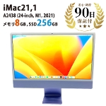 fXNgbvp\R iMac21,1 (24-inch, M1, 2021) Z1300005BJ/A A2438 M1 WRA 8GB 256GB 24C` p[v Apple  BN