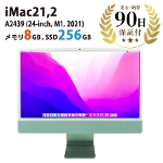 fXNgbvp\R iMac21,2 (24-inch, M1, 2021) A2439 M1 WRA 8GB 256GB 24C` O[ Apple  BN
