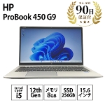 HP ProBook 450 G9 Windows11 Pro Intel Core i5-1235U 1.30GHz 8GB SSD256GB 15.6C`Ch q[bgpbJ[h m[gPC BN