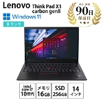 Ãm[gp\R ThinkPad X1 Carbon Gen8 Windows11 Pro Intel Core i7-10510U 16GB SSD 256GB 14C` BN