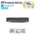 ÃfXNgbvp\R &#160;HP ProDesk 400 G6 DM Windows11 Pro Intel Core i5-10500T 8GB SSD 256GB BN