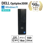 DELL Windows11 fXNgbvPC OptiPlex 3000 Corei5-12500 3.00GHz 16GB SSD256GB  BN