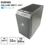  �f�X�N�g�b�vPC DOSPARA �h�X�p�� GALLERIA RM7C-R47 Windows11 Corei7-14700F 2.10GHz 32GB SSD500GB ���� B�����N