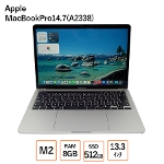 �m�[�g�p�\�R�� MacBookPro14.7 ( 13-inch , M2 , 2022 ) A2338 M2 8�R�A 8GB SSD512GB 13,3�C���` �X�y�[�X�O���C ���{��L�[ Apple ���� B�����N