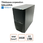 GALLERIA Windows11Pro Intel Corei7-7700 CPU@3.60GHz 16GB SSD1TB ���� C�����N